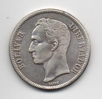 VENEZUELA DEL AÑO 1945 DE 2 BOLIVARES